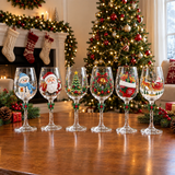 Christmas Wine Glasses