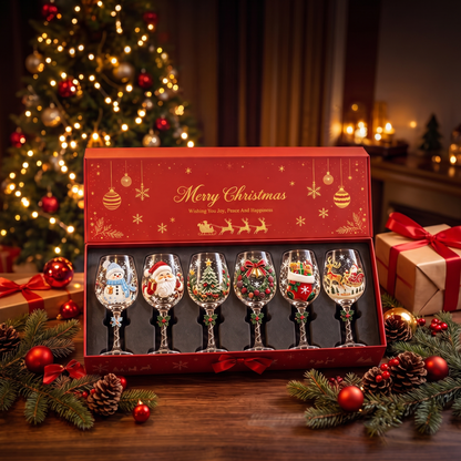 Christmas Wine Glasses